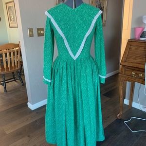 Green Handmade Prairie Dress